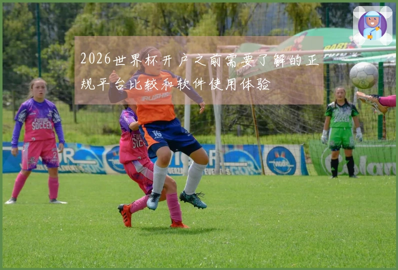 2026世界杯开户之前需要了解的正规平台比较和软件使用体验