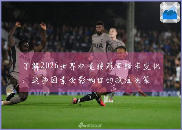 了解2026世界杯竞猜冠军赔率变化，这些因素会影响你的投注决策