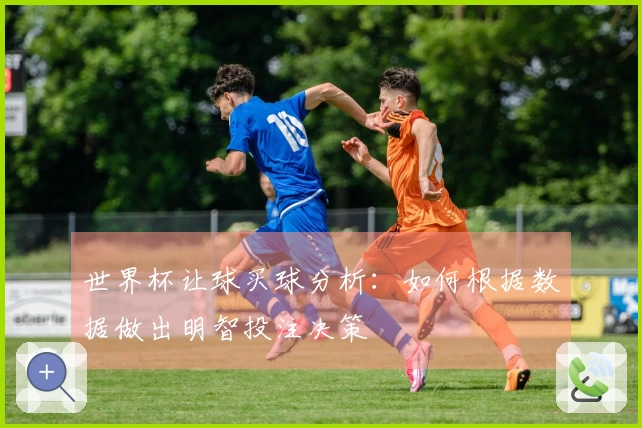世界杯让球买球分析:如何根据数据做出明智投注决策